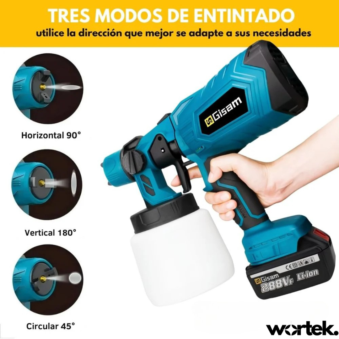 SprayMaster PRO™ - Pistola Pulverizadora Inalámbrica Profesional