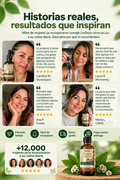 Compra 1 y Llévate 2 - Gotas de Drenaje Linfático WINDBOSS™ 60 ml