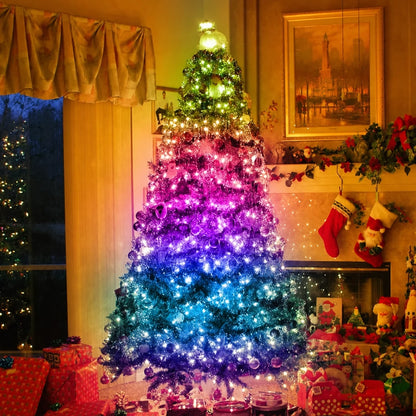 Árbol de Navidad iluminado con luces LED Smart